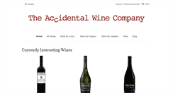 Desktop Screenshot of accidentalwine.com